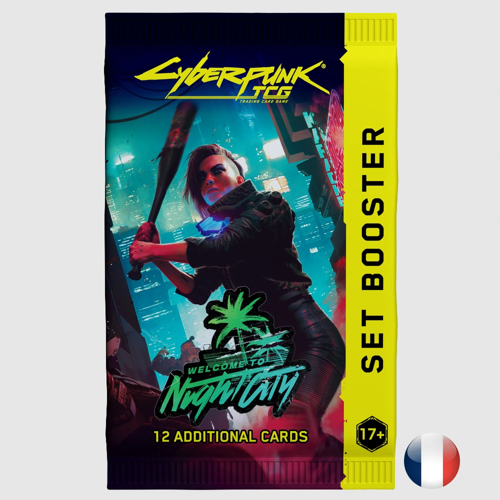 [CYBERPUNK JCC - BST Welcome To Night City FR x24] Cyberpunk TCG - Booster d'extension - Welcome To Night City