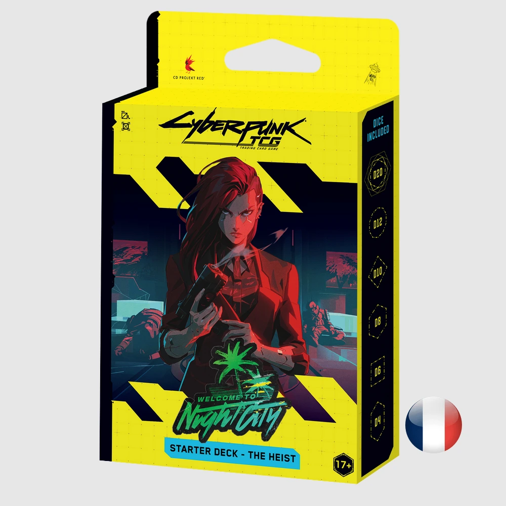 [CYBERPUNK JCC - Starter Deck - The Heist FR x6] Cyberpunk TCG - Deck de Démarrage - Le Casse