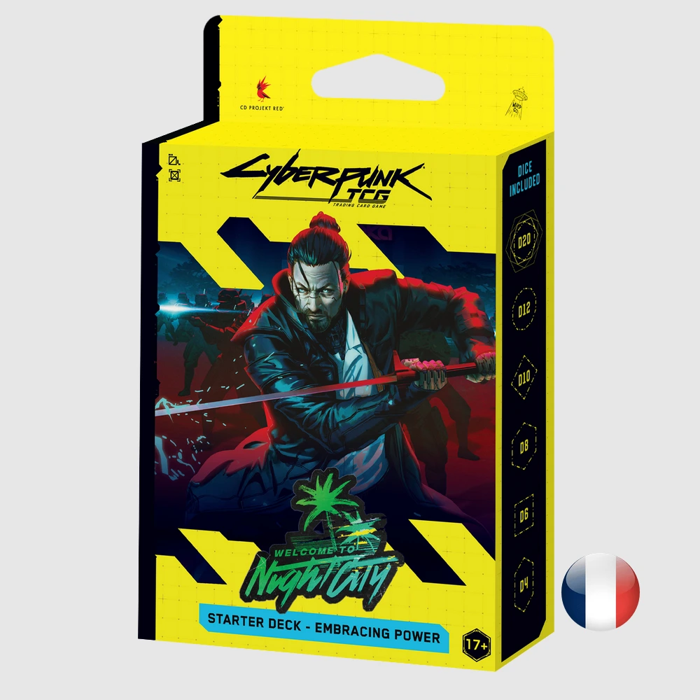 [CYBERPUNK JCC - Starter Deck - Embracing Power FR x6] Cyberpunk TCG - Deck de Démarrage - Embrasser le Pouvoir