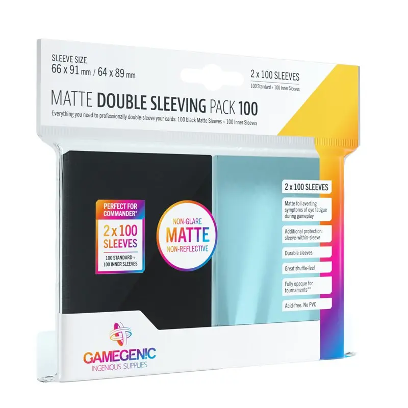 Gamegenic : Matte Double Sleeving Pack x100
