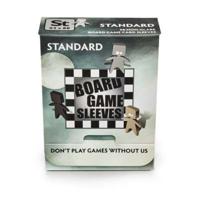 Sleeves Standard - 50 Board Game Sleeves Antireflet 63x88mm