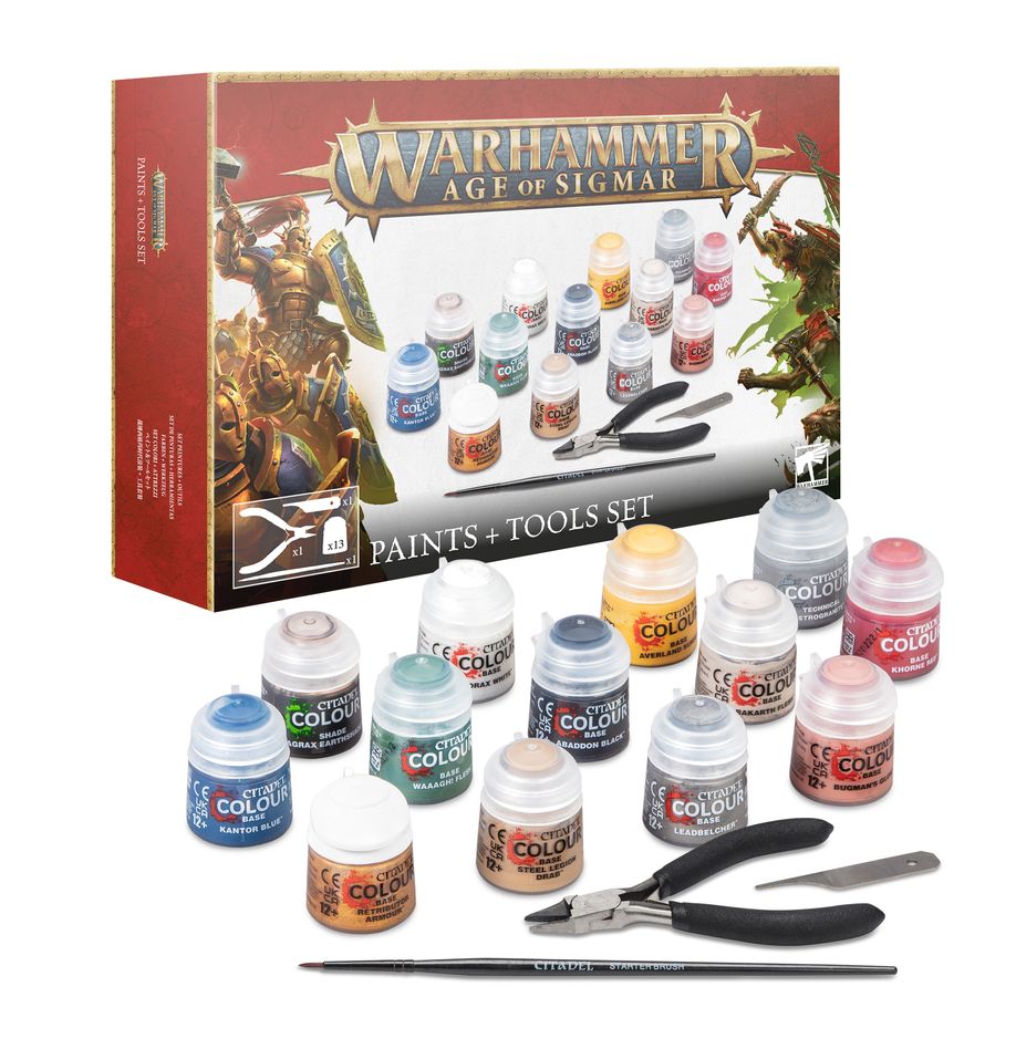 Warhammer Age of Sigmar : Paints + Tools  80-17