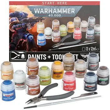 Warhammer 40k Paints + Tools 60-12