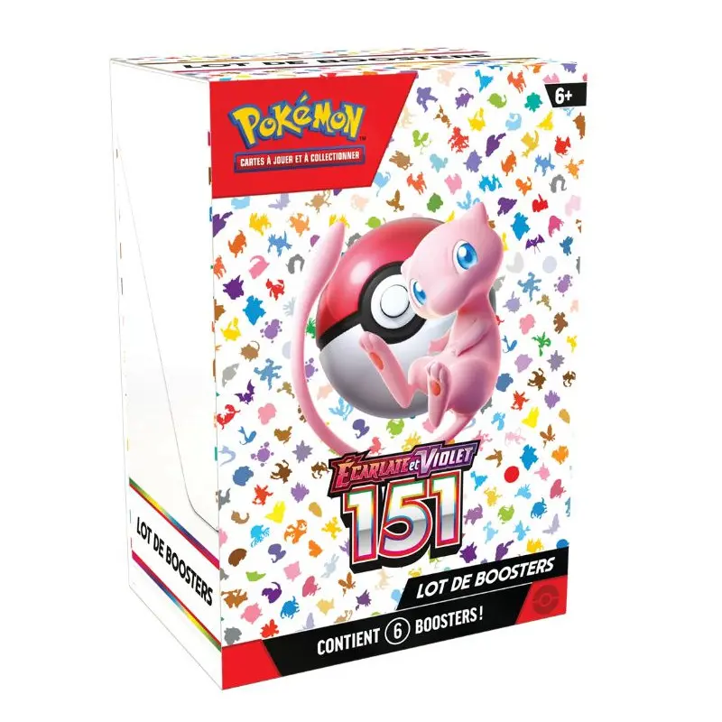 Pokémon EV3.5 : Bundle de 6 boosters Pokémon 151