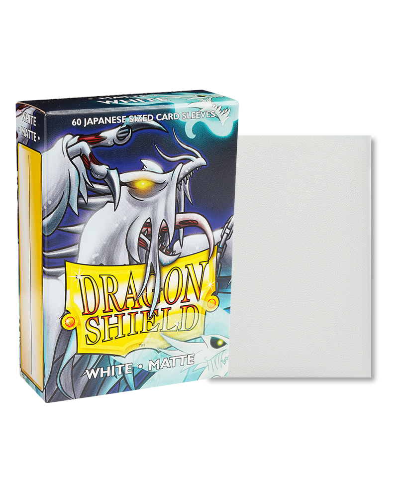 Dragon shield - Matte Japanese Sleeves - White (x60)