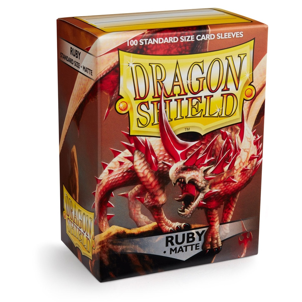 Dragon Shield - Standard Sleeves - Matte Ruby (×100)