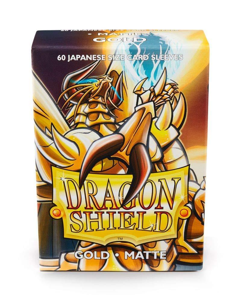 60 Dragon Shield Matte Japanese : Sleeves Gold