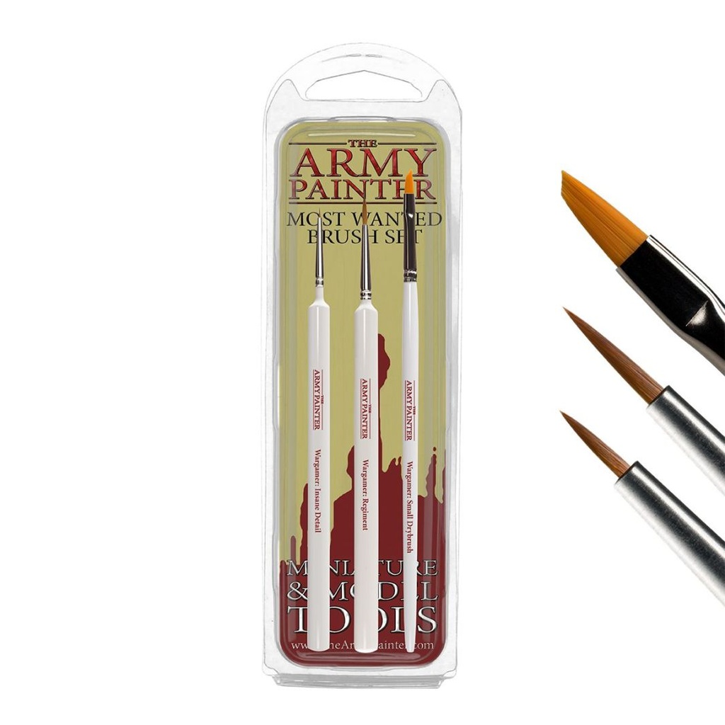 Pinceaux : Most Wanted Brush set - Army Painter