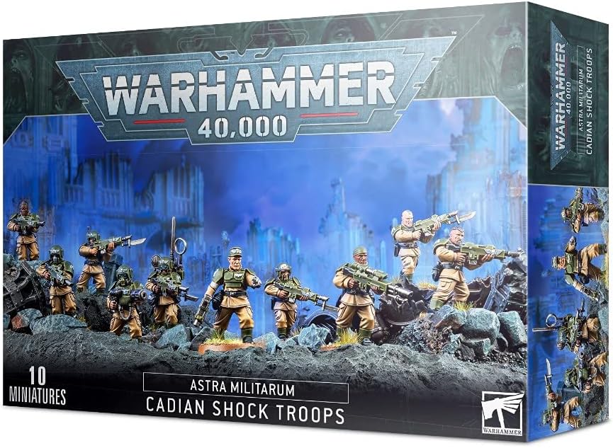Warhammer 40k - Cadian Shock Troops Troupes de choc cadiennes