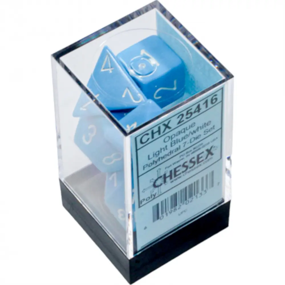 Set de 7 dés jdr CHESSEX