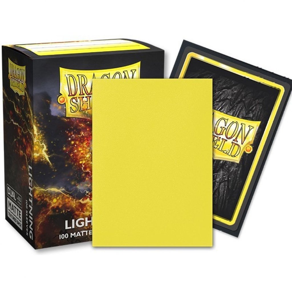 Dragon Shield - Standard Sleeves - Dual Matte : Lightning (x100)