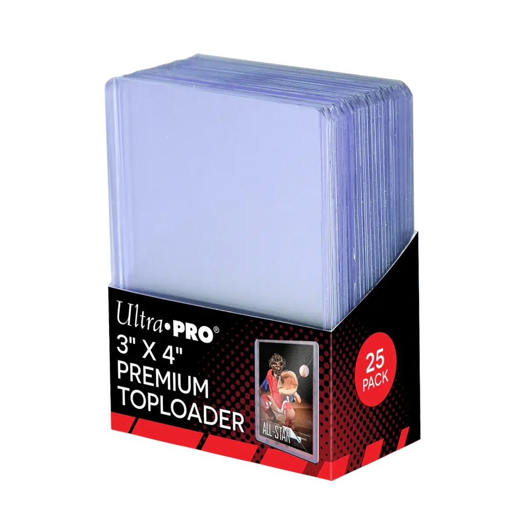 Ultra PRO : 25 Toploader Premium Transparents