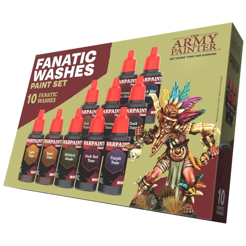Starter Peinture - Warpaints Fanatic Washes Paint Set - Army Painter