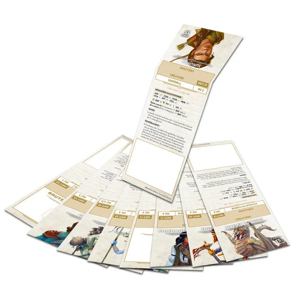 Chroniques Oubliées Fantasy : Mementos de PNJ + monstres Calice tome 1