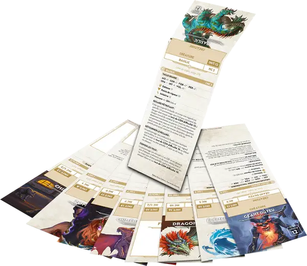 Chroniques Oubliées Fantasy : Mementos de PNJ + monstres du Livre de Base