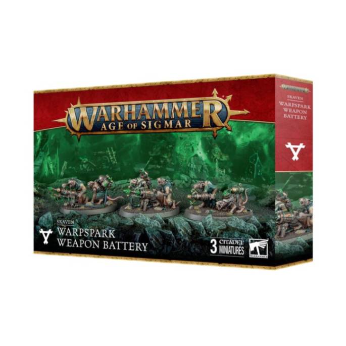Warhammer AOS - Skaven : Batterie d'Armes à Maletincelle 90-45