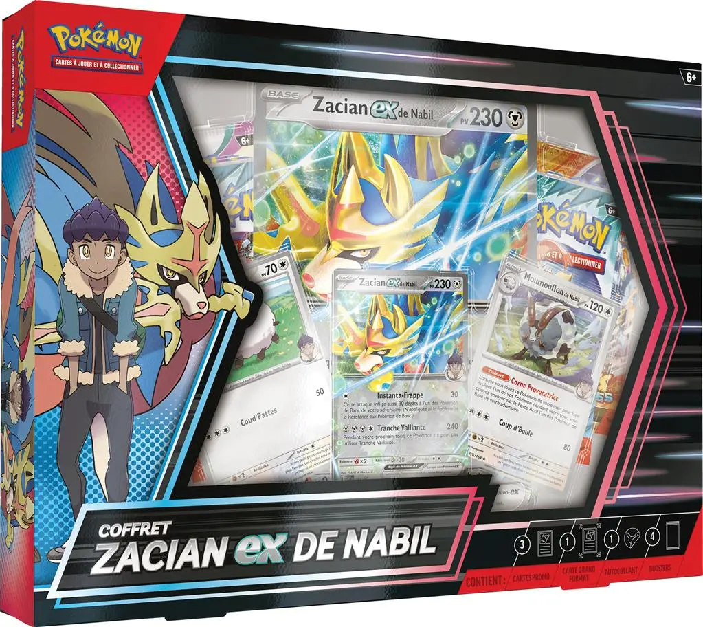 Pokemon Coffret Zacian-ex de Nabil