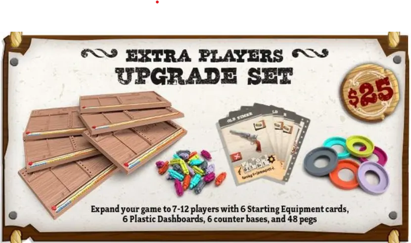 Zombicide Undead or Alive Extra Players Upgrade Set