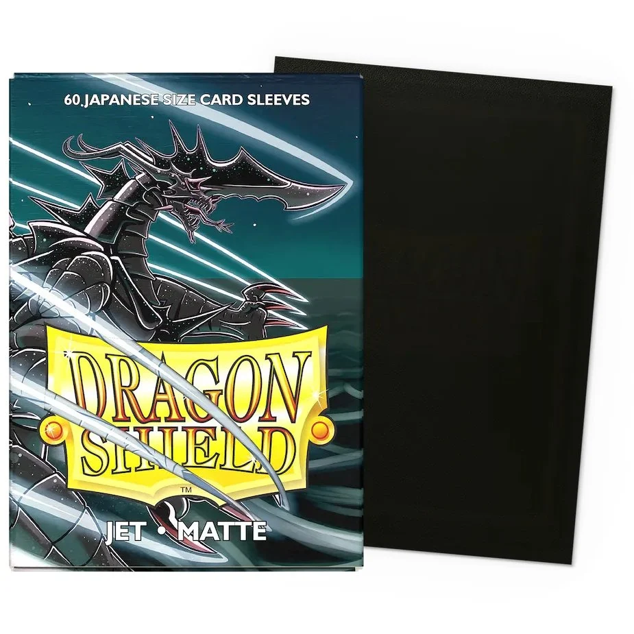 60 Dragon Shield Matte Japanese : Sleeves Jet