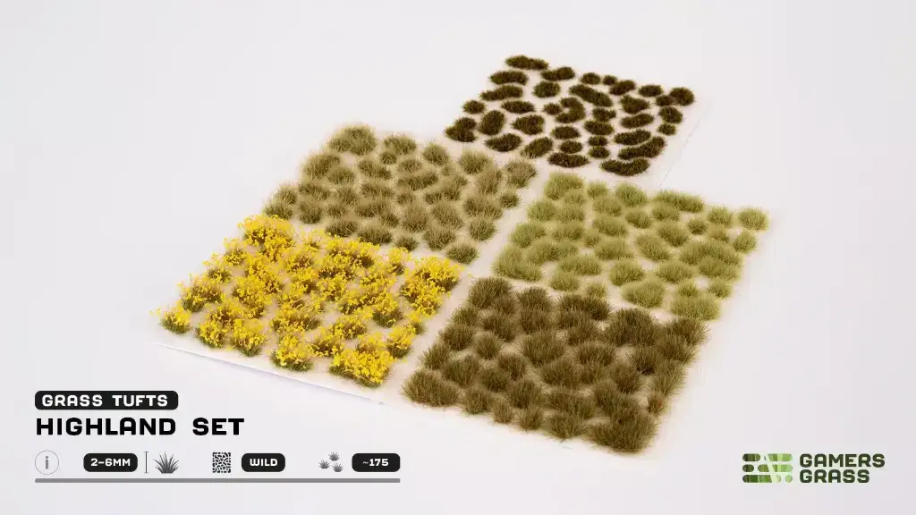 Gamers Grass : Highland Tuft Set