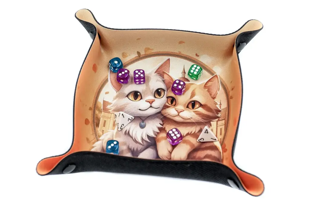 Dice Tray Piste à dés - Cuddly Kittens Chatons 22x22 cm