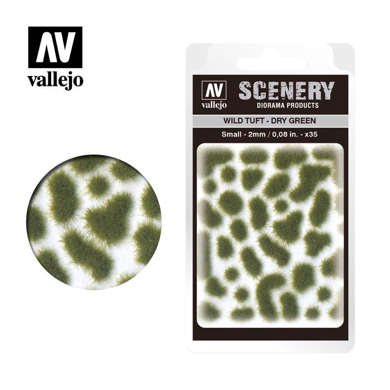 VJPSC401 Wild Tuft Dry Green Small Scenery