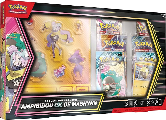 Pokémon : Coffret Premium Ampibidou-ex de Mashynn