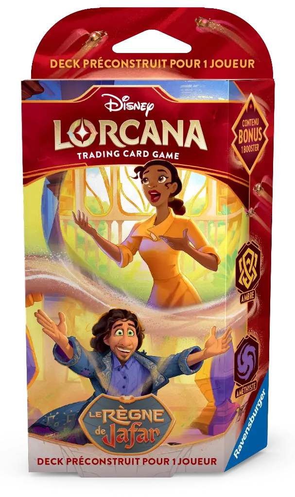 Disney Lorcana : Set 8 Le Règne de Jafar Starter Deck Tiana et Bruno