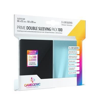Gamegenic : Prime Double Sleeving Pack x100