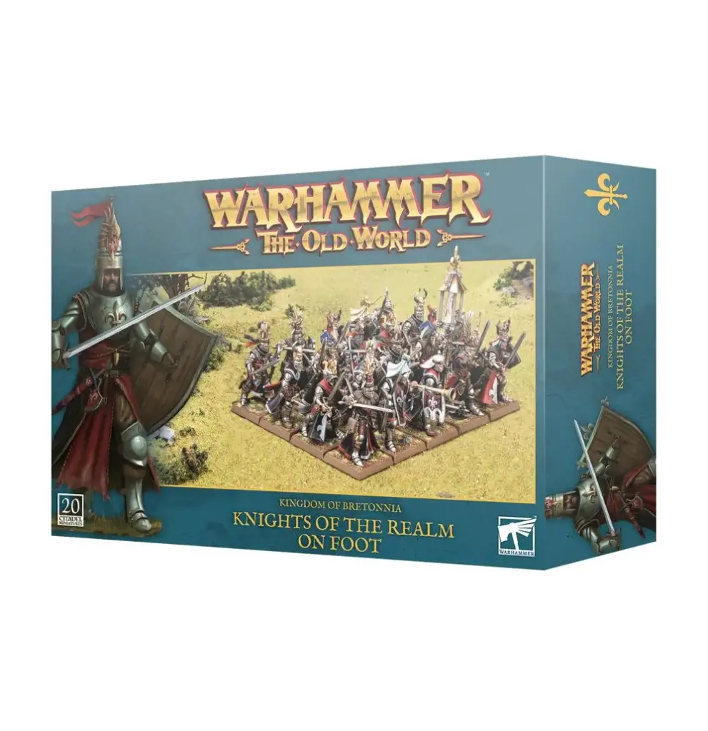Warhammer The Old World -Royaume de Bretonnie : Chevaliers du Royaume à Pieds