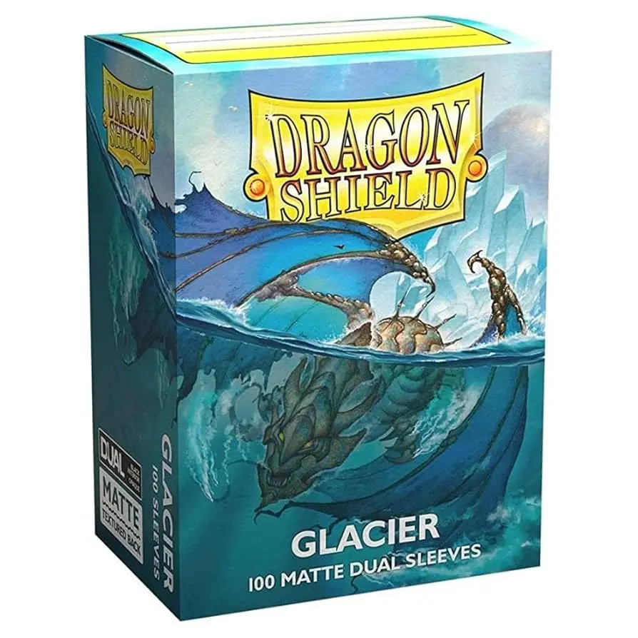 Dragon Shield : Dual Matte - Glacier STANDARD Sleeves (x100)