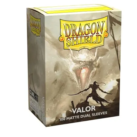 Dragon Shield - Standard Sleeves - Dual Matte :  Valor (x100)