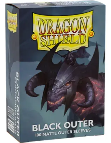 Dragon Shield - Standard Sleeves - Matte Outer : Black (x100)