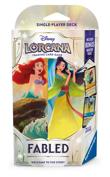 Disney Lorcana : Set 9 Fabuleux Starter Deck Ariel et Mulan