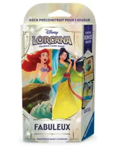 Disney Lorcana : Set 9 Fabuleux Starter Deck Ariel et Mulan