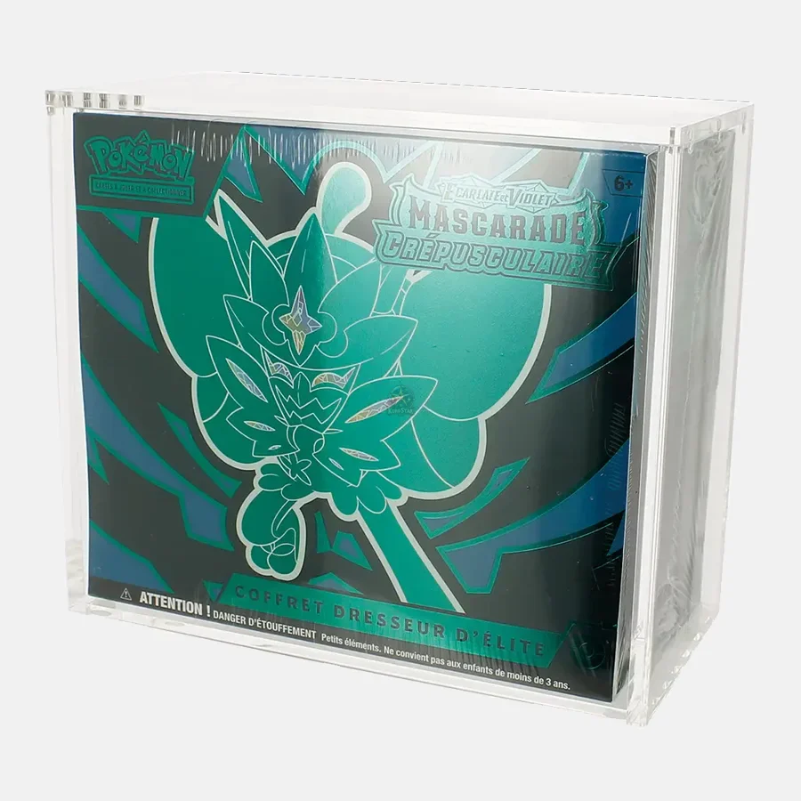 PHOENIX SHIELD - Boite-vitrine acrylique pour ETB Pokemon 69002