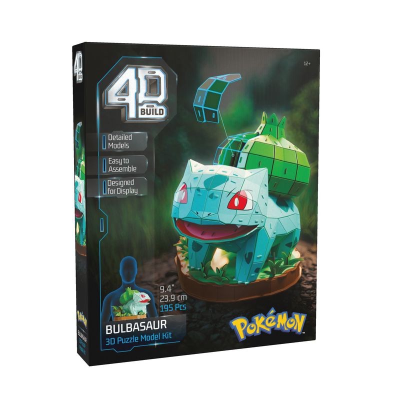 Pokemon 4D Build : Bulbizarre 3D Puzzle Model Kit