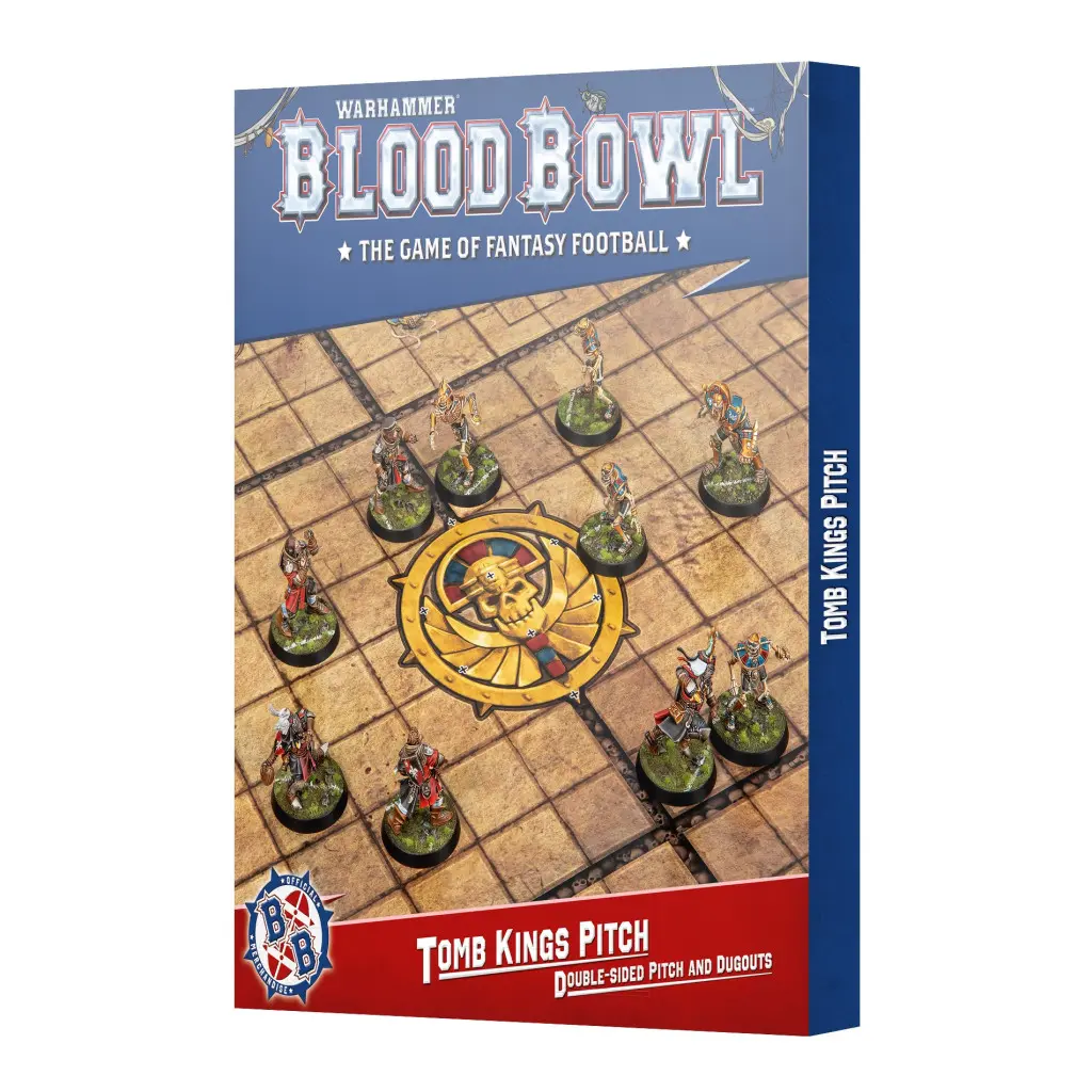 Blood Bowl : Tomb Kings (Rois des tombes) Team Pitch & Dugouts Terrain et Fosses