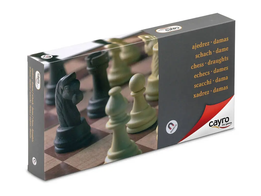 Échecs Et Dames Magnétiques 24x24cm : CAYRO
