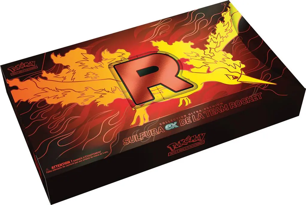Pokemon : Coffret Ultra Premium Collection UPC Sulfura Ex de la Team Rocket