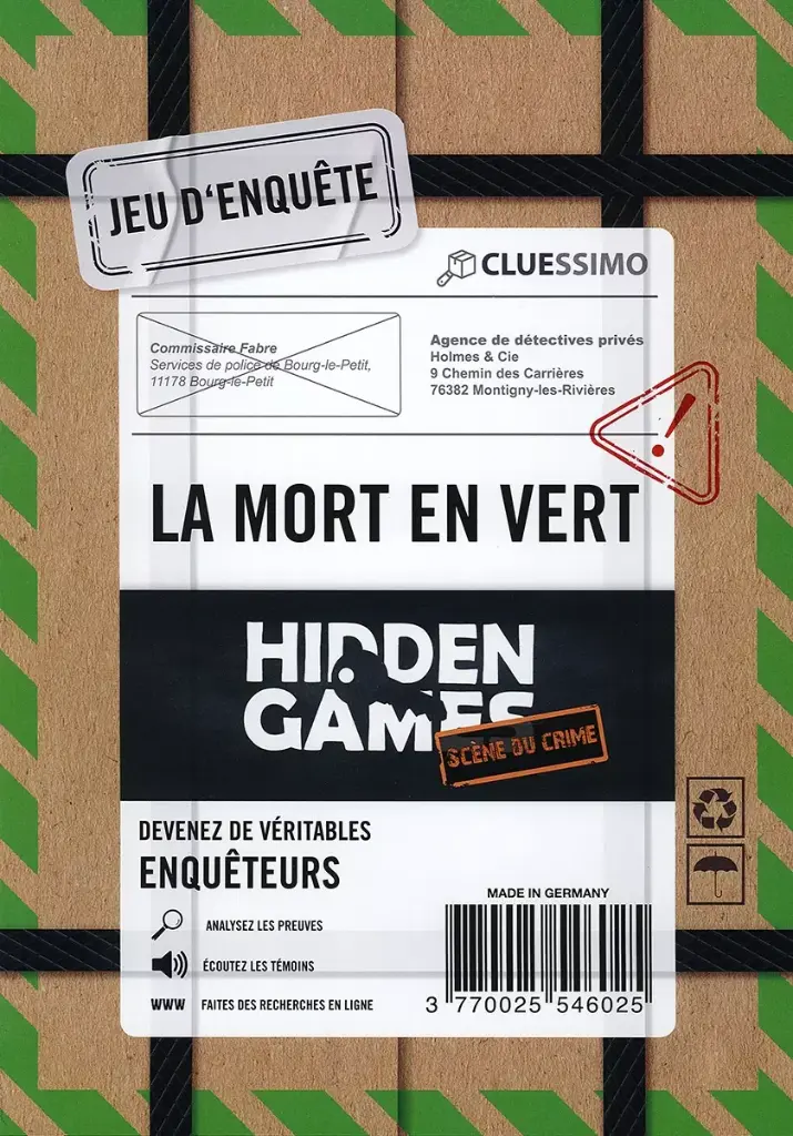 Hidden Games n°3 - La Mort en Vert