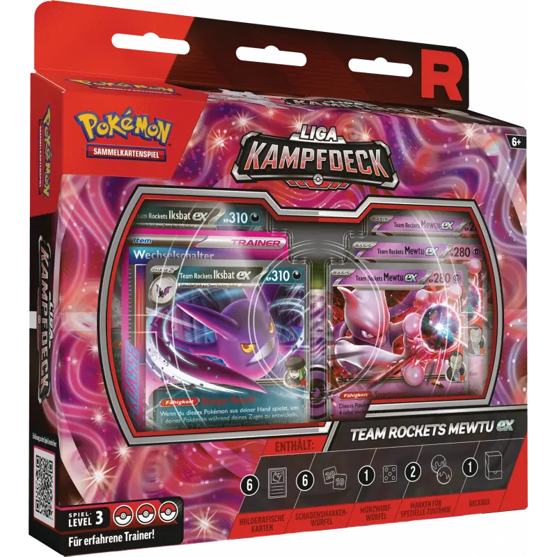 Pokémon : Deck Combat de Ligue Mewtwo Ex Team Rocket