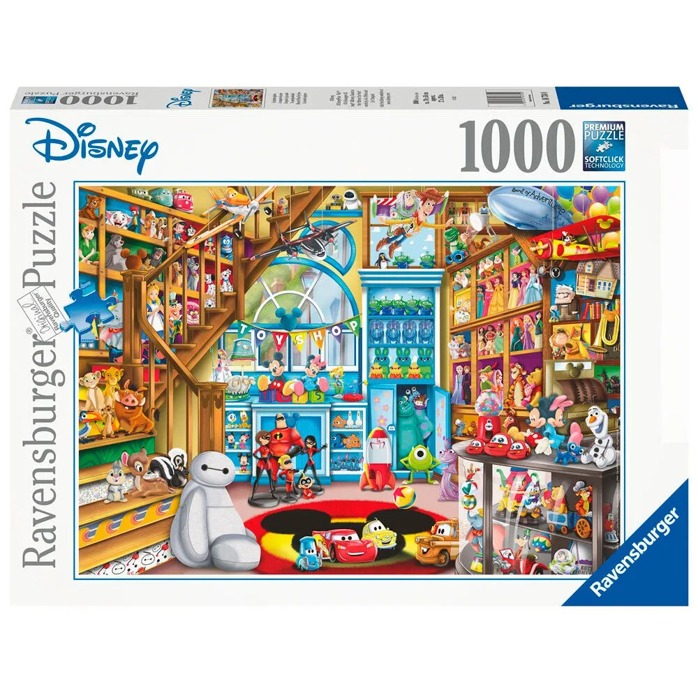 Puzzle 1000 pièces : Magasin de jouets Disney Pixar
