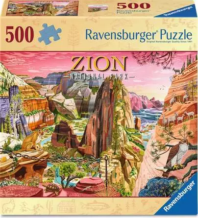Puzzle 500 pièces : Parc National de Zion