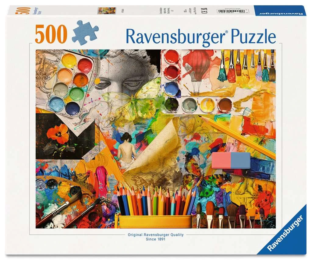 Puzzle 500 pièces : Studio d'art