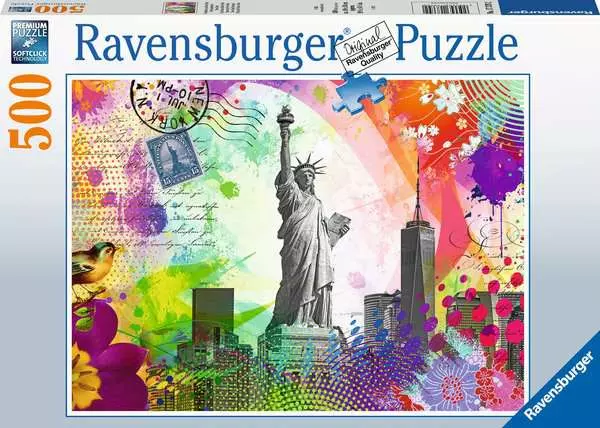 Puzzle 500 pièces : Carte de New-York