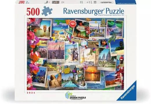 Puzzle 500 pièces : Cartes postales
