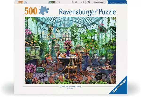 Puzzle 500 pièces : Un Matin dans la Serre