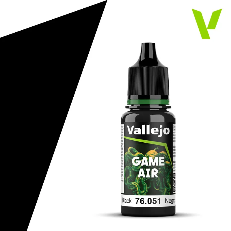 Vallejo - Game Air : Black 76.050