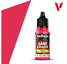 Game Color Fluo : Fluorescent Red 72.157